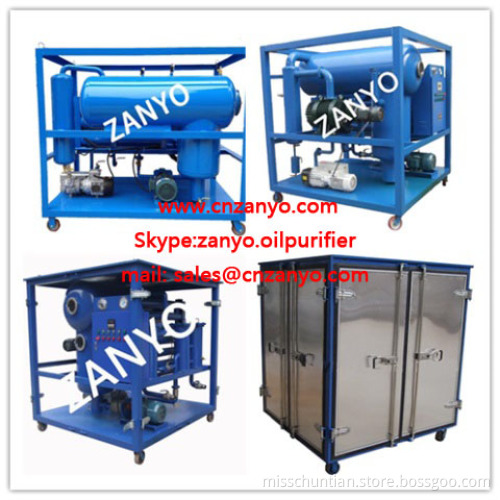 High vacuum Double-Stage Vacuum Insulation Oil filtration machine